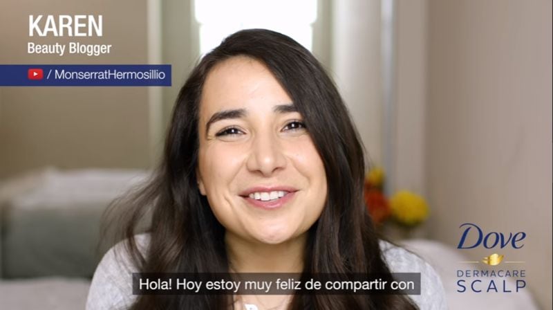 Influencer-Crafted Shampoo Ads