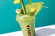 Green Coffee Shop Smoothies