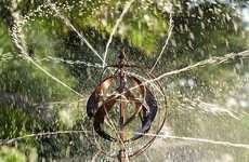 Sculptural Garden Water Sprinklers