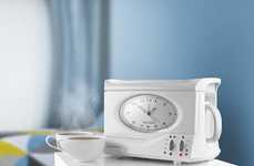 Tea-Brewing Alarm Clocks