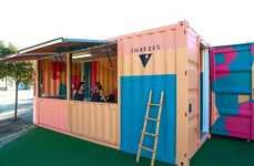 Artistic Shipping Container Cafes
