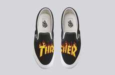 Fiery Skater Sneakers