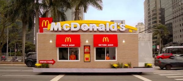 Mobile Fast Food Drive-Thrus