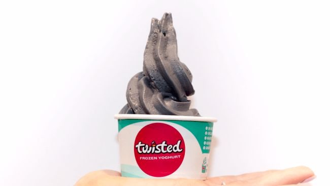 Frozen Charcoal Yogurts