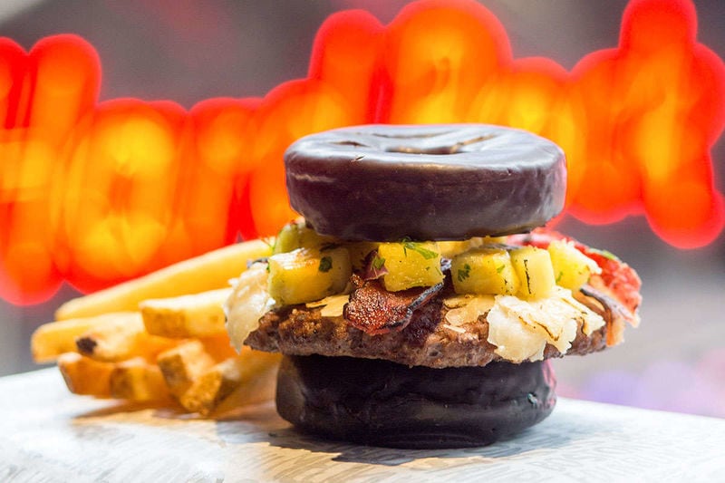 Gargantuan Donut Burgers