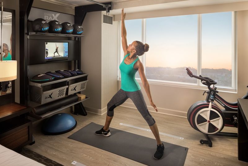 Workout-Ready Hotel Rooms