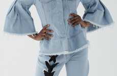 Oversized Lace-Up Trousers