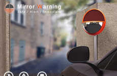 Screen-Implemented Street Mirrors