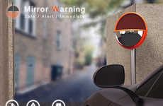 Screen-Implemented Street Mirrors