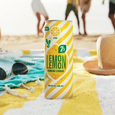 Cucumber Mint Lemonades: '7UP Lemon Lemon' is Sweetened with a