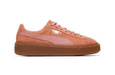 Revitalized Platform Suede Sneakers