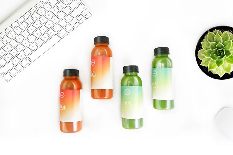Gradient Cold Tea Packaging