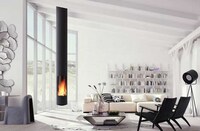 Sculptural Suspended Fireplaces Image 3