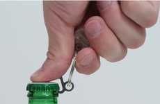 Minuscule Bottle-Popping Keychains