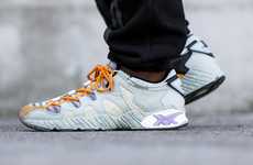 Mixed-Material 90s Sneakers