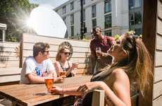 Sun-Tracking Patio Mirrors