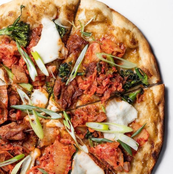 Spicy Jackfruit Pizzas