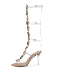 Songstress-Made Bejeweled Heels Image 2