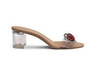 Songstress-Made Bejeweled Heels Image 5