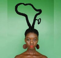 Elaborate Natural Hair Art Image 3