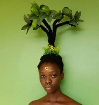 Elaborate Natural Hair Art Image 5