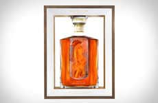 Hand-Etched Cognac Bottles