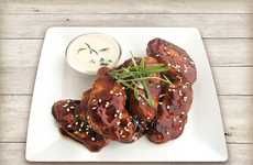 Meatless Barbecue Chicken Wings