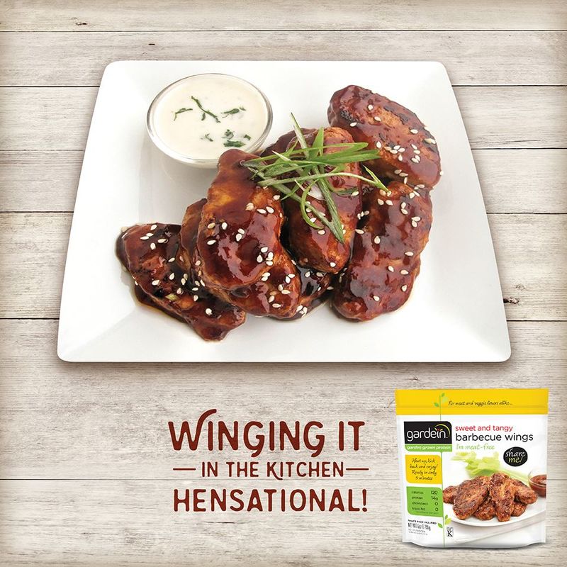 Meatless Barbecue Chicken Wings