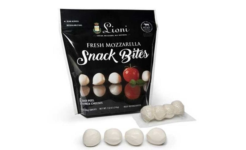 Prepackaged Mozzarella Cheese Snacks
