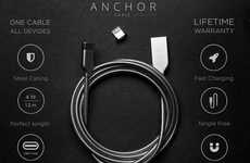 Multi-Use Steel Charging Cables