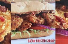 Bacon-Crusted Seafood Sandwiches