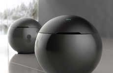 Spherical Connected Toilets
