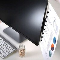 Monitor-Mounted Paper Organizers Image 2