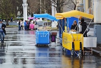 Vibrant Nostalgic Food Carts Image 7