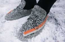Crocheted Sneaker Slippers