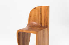 Contrasting Sculptural Chairs