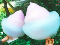 Oversized Rainbow Cotton Candy Image 7