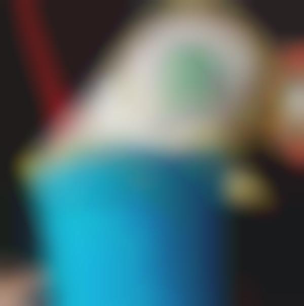 Blue Theme Park Milkshakes