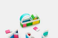 Letter-Shaped Toy Blocks