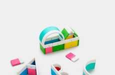 Letter-Shaped Toy Blocks