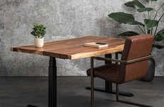 Rustic Tabletop Standing Desks
