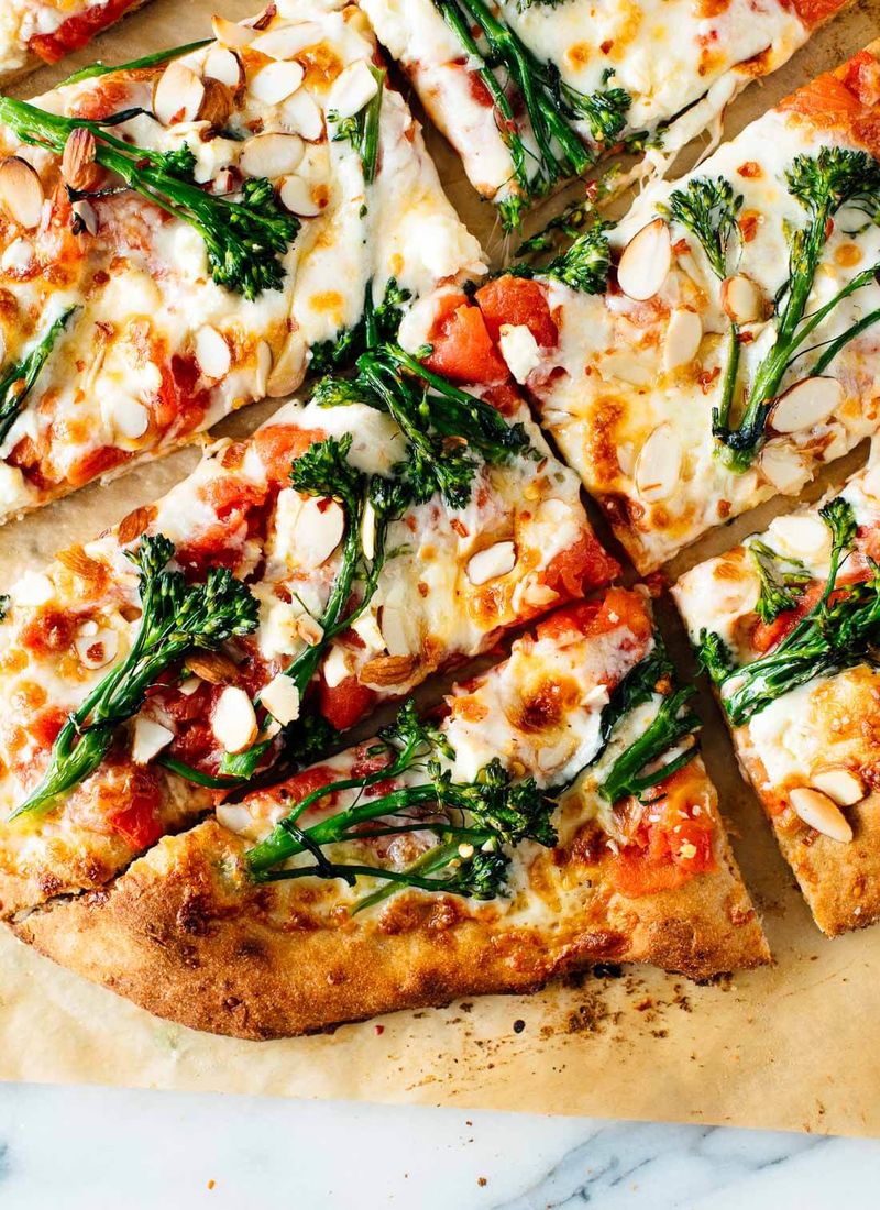 Healthy Almond Pizzas