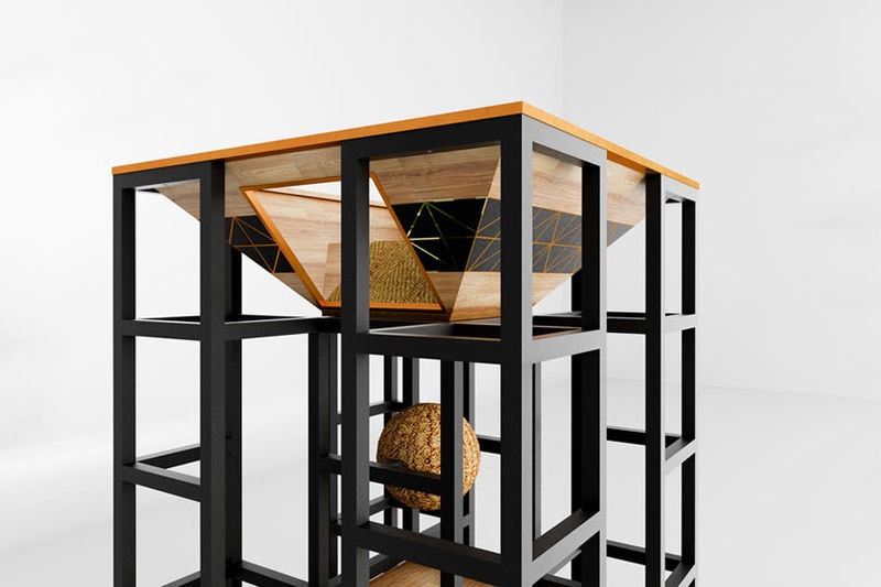 Egyptian-Inspired Cat Homes