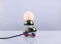 Bubbly Brass Lamps Image 2