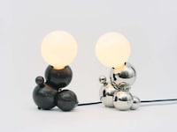 Bubbly Brass Lamps Image 5