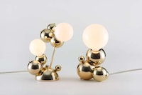 Bubbly Brass Lamps Image 7