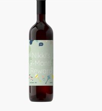 Headline-Labeled Wine Bottles Image 6