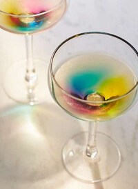 Rainbow Coupe Glasses Image 2