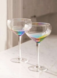 Rainbow Coupe Glasses Image 3
