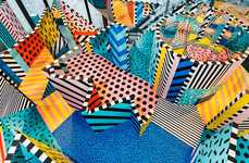 Vibrant Labyrinth Installations